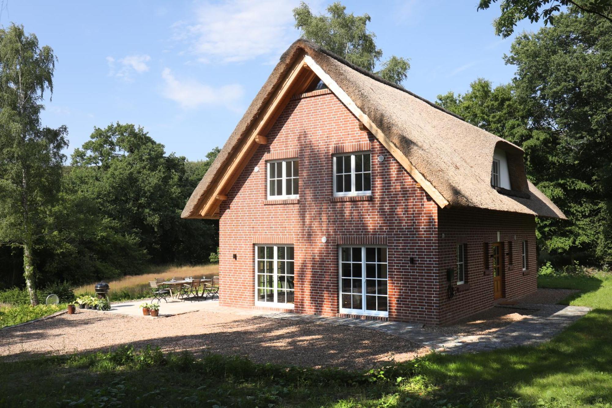 Reetdachhaus In Der Bremer Schweiz BRE Exterior foto